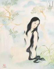 TRAN VAN THO (1917-2004)-"La baigneuse"-img1
