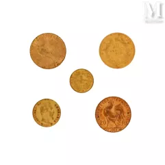 Cinq pièces or--img1