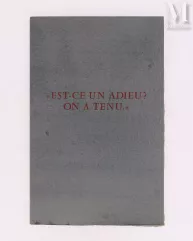 DEBRÉ Olivier - CLANCIER G.E – Olivier DEBRE - Julius BALTAZAR : Est-ce un adieu ?--img1