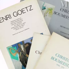 GOETZ Henri – K. MANSOUR : Henri Goetz. Peinture - pastel - dessin - gravure 1930/1980. Répertoire de l'œuvre.--img1