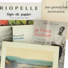 Un lot de livres d’art dédicacés--img1