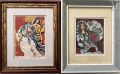 Alain RAYA-SORKINE (1936-2022) &amp; Simon KEITEL (1964)-Deux lithographies encadrées-img1