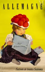 [TOURISME] – Allemagne en toute saisons.-Atelier Lohrer, Stutgart, vers 1960.-img1