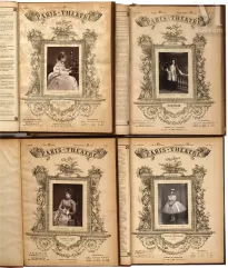 Paris-Théâtre [Journal hebdomadaire]-4 albums de 1873 à 1877-img1