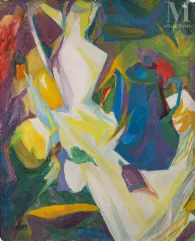 RIMNEY (Actif au XX ème siècle)-Composition à la cafetière-img1