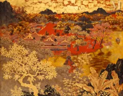 Ⓟ TRAN PHUC DUYEN (1923-1993)-"Vue de la Pagode Chuâ Thây", 1948-img1