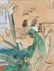 Raoul DUFY (Le Havre, 1877 - Forcalquier, 1956)-Les Arums, 1926-img1