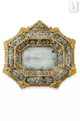 Paire de miroirs, ITALIE, Venise, dans le goût du XVIIIe siècle, composés d'éléments anciens--img1