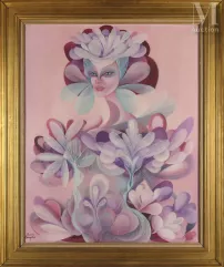 Juliana SERAPHIM (Palestine, 1934-2005)-Femme Fleur-img1