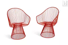 Warren PLATNER (1919-2006) dans le goût de-Suite de deux fauteuils-img1