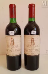 2 bouteilles CHÂTEAU LATOUR 1974--img1