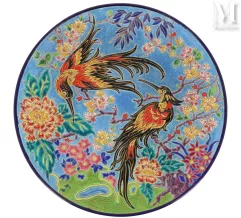Maurice Paul CHEVALLIER (1892-1987) &amp; LONGWY-"Les oiseaux de feu"-img1