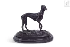 Pierre-Jules MÈNE (1810-1879)-Lévrier à l'arrêt-img1