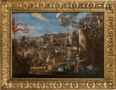 Attribué à Scipione COMPAGNO (1624 - 1680)-Archimède au siège de Syracuse-img1