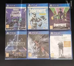 SONY PLAYSTATION 4-Ensemble de six jeux neuf sous blister scellés :-img1