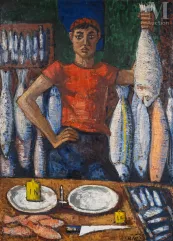 Meriem MEZIANE (née en 1930)-Le pecheur-img1