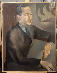 Nicolas POLIAKOFF (Aleksandrovsk 1899 - Paris 1976)-Portrait d'homme-img1