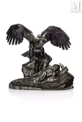 D'aprés Antoine Louis BARYE (Paris 1796 - 1875)-"Aigle tenant un Héron" (Seconde version)-img1