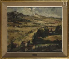 Georges Hanna SABBAGH (Egypte, 1887 - 1951)-Paysage montagneux-img1