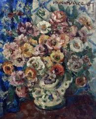 Ecole FRANÇAISE du XXème siècle-Le plus beau bouquet de fleurs-img1