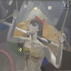 Leo BERVOETS (1892-1978)-La trapéziste-img1