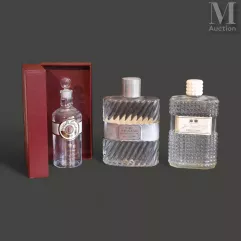 Roger GALLET et Christian DIOR : Set  de trois flacons à parfum--img1