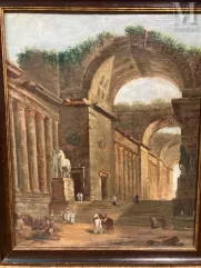 Ecole FRANCAISE du XIXe siècle-Ruines-img1