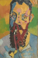 Ecole FRANCAISE du début du XXe siècle d'après André Derain-Portrait de Henri Matisse-img1