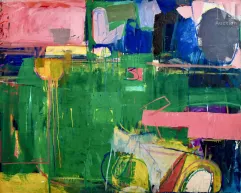 Ecole CONTEMPORAINE du XXème siècle-Abstraction lyrique colorée-img1