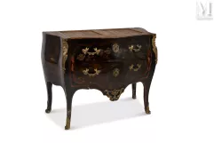 Commode en bois et bois laqué--img1