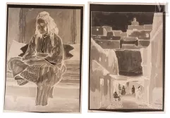 Importante série de plaques de verre photographiques réalisées par Marcel Vicaire-documentant avec richesse et précision le Maroc des années 1920-1930.-img1