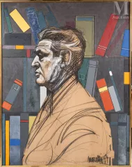 Raymond MORETTI  (Nice 1931 - 2005)-Joseph Kessel-img1