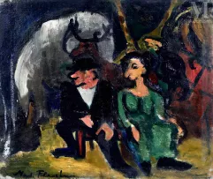 Madeleine FLASCHNER (1933-2022)-Dans les coulisses du Cirque-img1