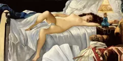 D'après Henri GERVEX (1852-1929) - Ecole FRANÇAISE du XXème siècle-Femme nue étendue sur un lit-img1