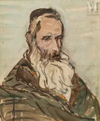 Jules LELLOUCHE (Monastir 1903- Paris 1963)-Portrait d'homme-img1
