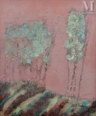 Vlad TIBERIU (né en 1958)-Les arbres alignés-img1