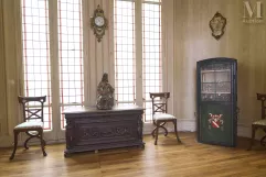 Chaise à porteur en partie du XVIIIe siècle--img1