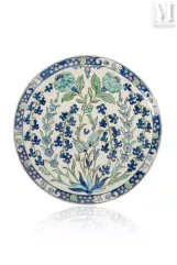 Plat aux jacinthe et oeillets-France, fin du XIXe - début du XXe siècle-img1