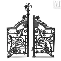 Grilles de portail en fer forgé--img1