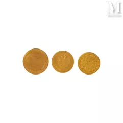 Trois pièces en or--img1