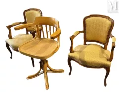 Lot de chaises et fauteuils divers--img1