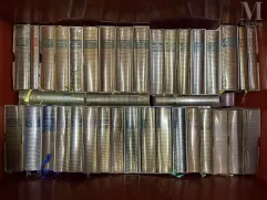 MANNETTE à thématique bibliophilie comprenant:--img1