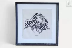 Victor VASARELY (1906-1997) Lithgraphie-"Les zèbres"-img1