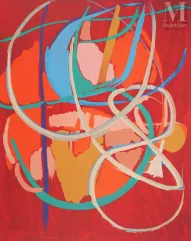 André LANSKOY (1903-1976)
Lithographie-Composition rouge-img1