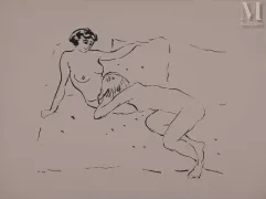 Albert MARQUET (1875-1947)
Lithographie-Tendresse, 1959-img1