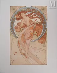 Alphonse MUCHA (1860-1939)
Lithographie-Les Arts, la danse-img1