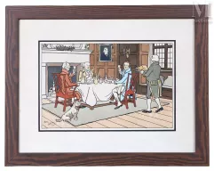 Harry ELIOTT (1882 - 1959)-"Le repas du retour de chasse"-img1