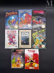 NINTENDO NES PAL-LOT de x8 jeux - Nintendo NES FR-img1